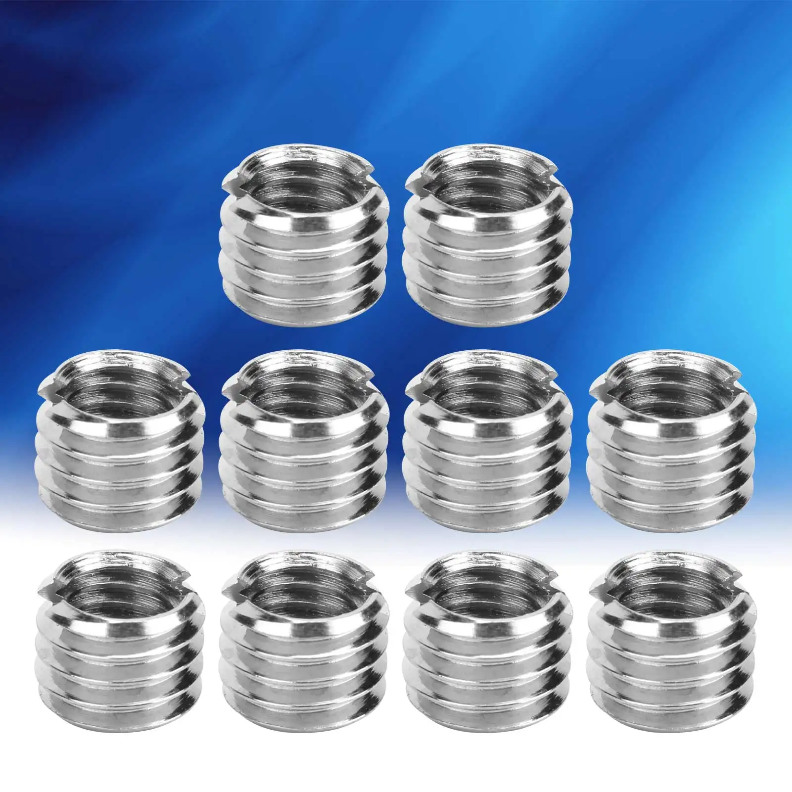 Stainless Steel Thread Relief Washer Male Female Threaded Insert Mechanical Damaged Thread Repair Fastener Hardware Accessory