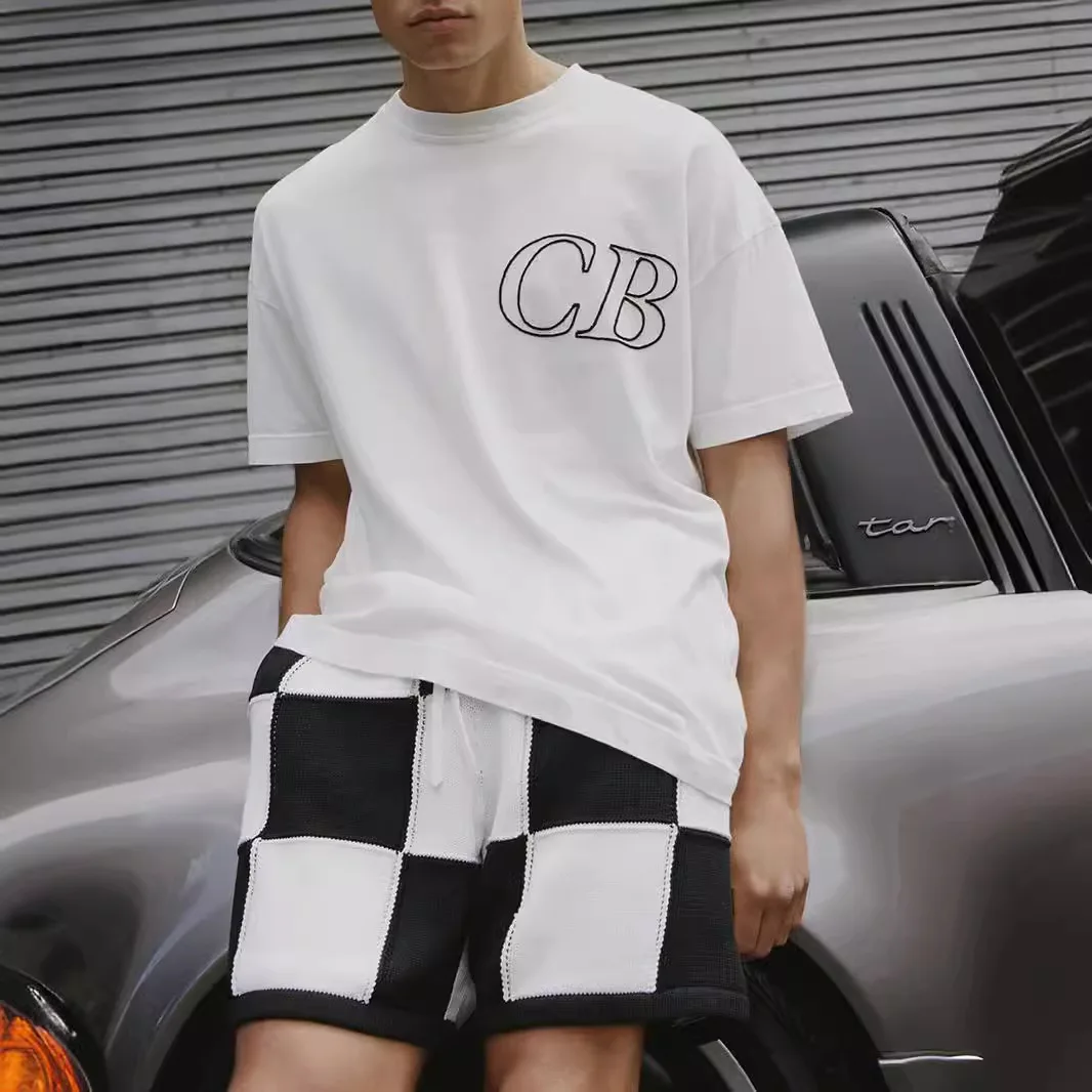 

Summer Fashion Round Neck Letter Print Short Sleeved Half Sleeved for Men's and Women's Couples Streetwear T-shirt High Quality