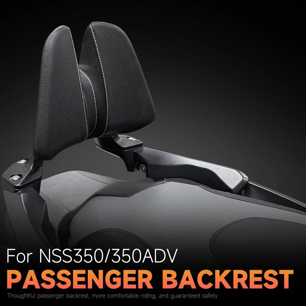 NSS 350 NSS 350 2023-2025 Motorcycle Passenger Seat Rear Backrest Cushion Back Rest Pad For Honda X-ADV 350 2022-2025