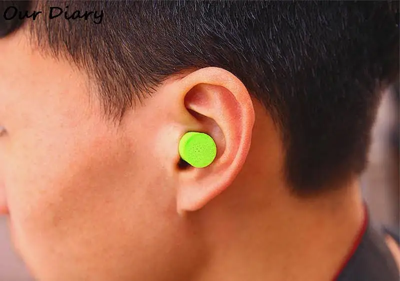 For Travel Sleep Be Quite Ear Plug New Hot Soft Foam Ear Plugs Travel Sleep  Noise Prevention Earplugs Noise Reduction