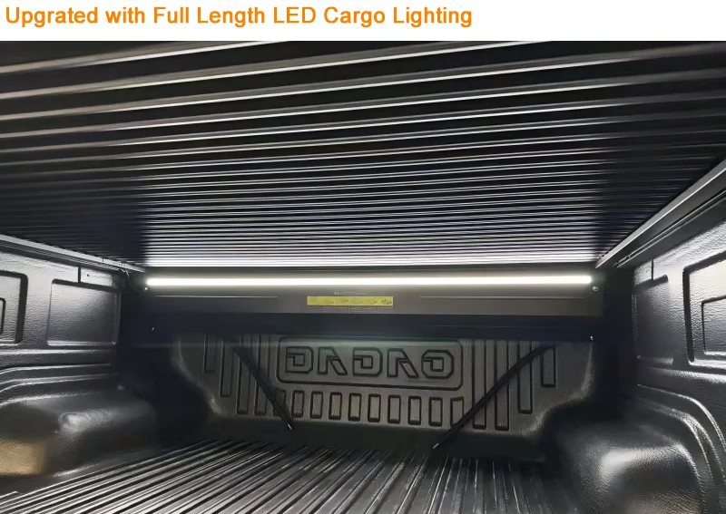 Deren High Quality BYD SHARK 6 Manual Roll up Tonneau Cover Aluminum Truck Bed Roller Shutter Waterproof Anti-Theft