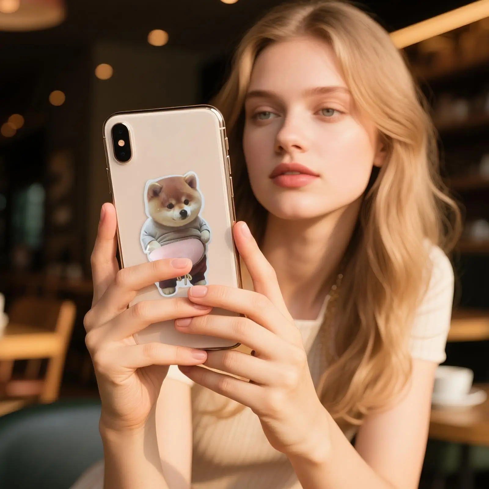 Adesivi 3D Decalcomanie per pancia di cane animale morbido Simpatici adesivi ricompensa 3D per smartphone di compleanno per insegnanti in classe