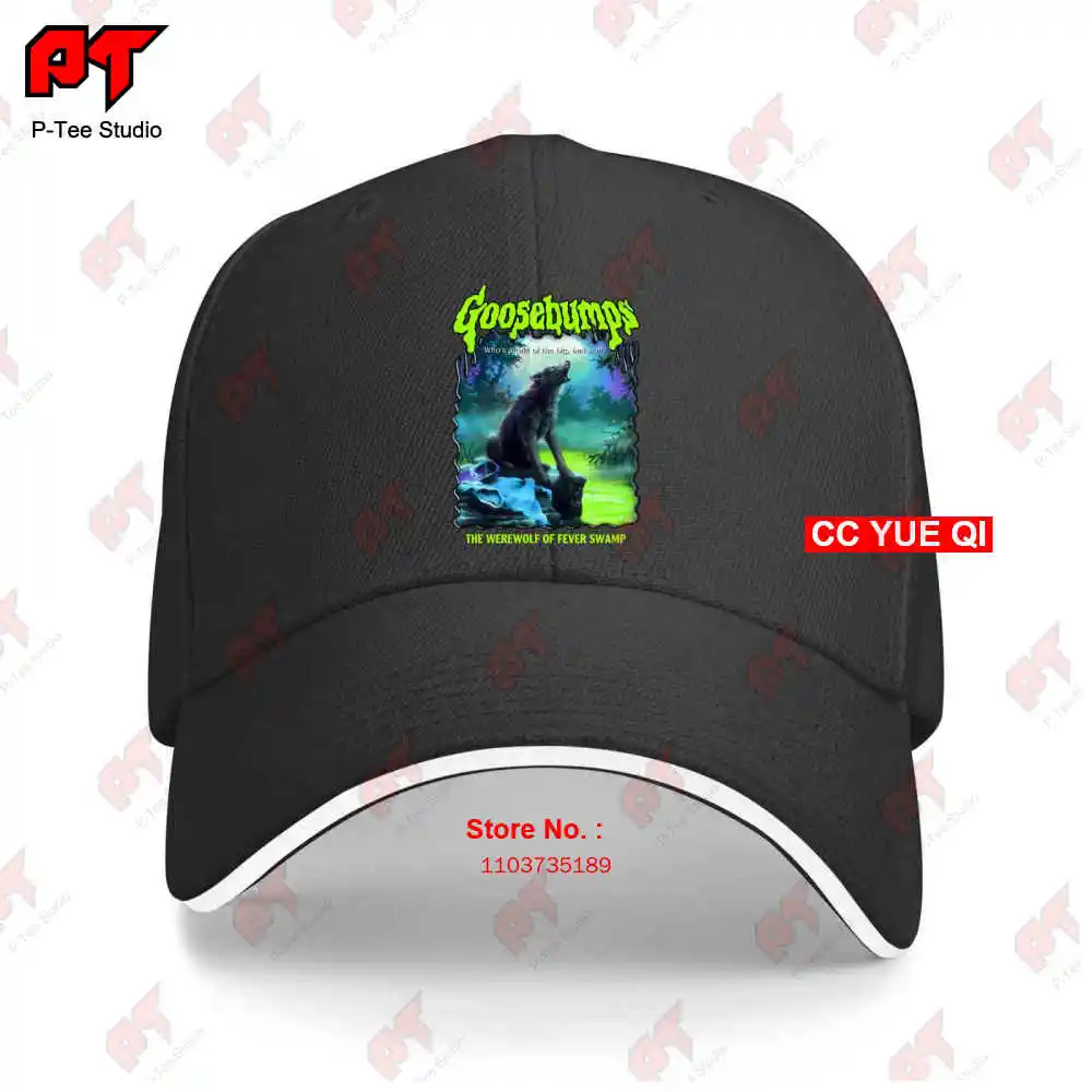 R.L. Stine Goosebumps Nightmare Halloween Werewolf Fever Swamp Rob Letterman Baseball Caps Truck Cap 7982