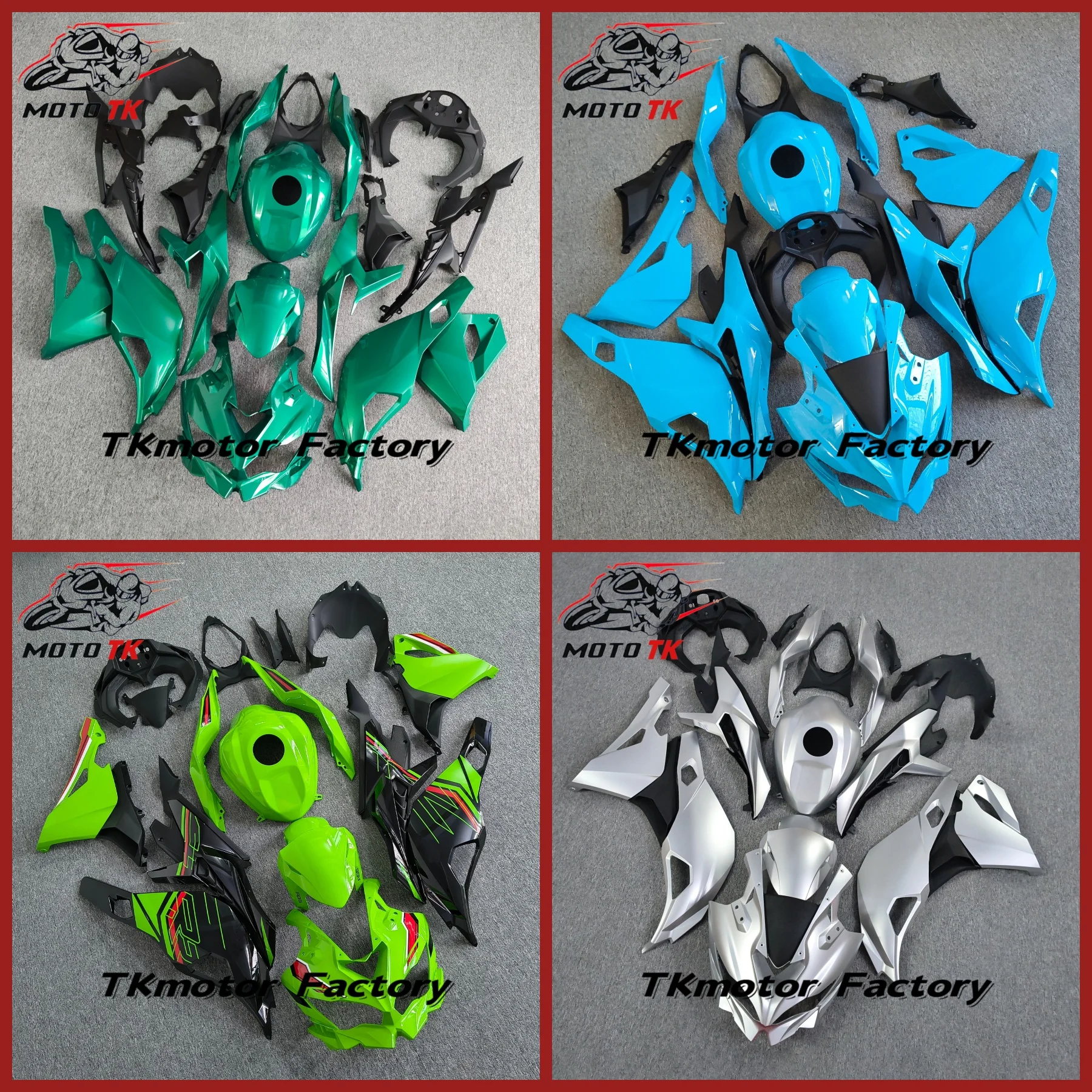 Gloss Finish Premium ZX4R ZX4RR Panel Kit Full Set Motor Bike Fairing Painted Bodywork New ABS Plastic For Kawasaki 2019 2023 20