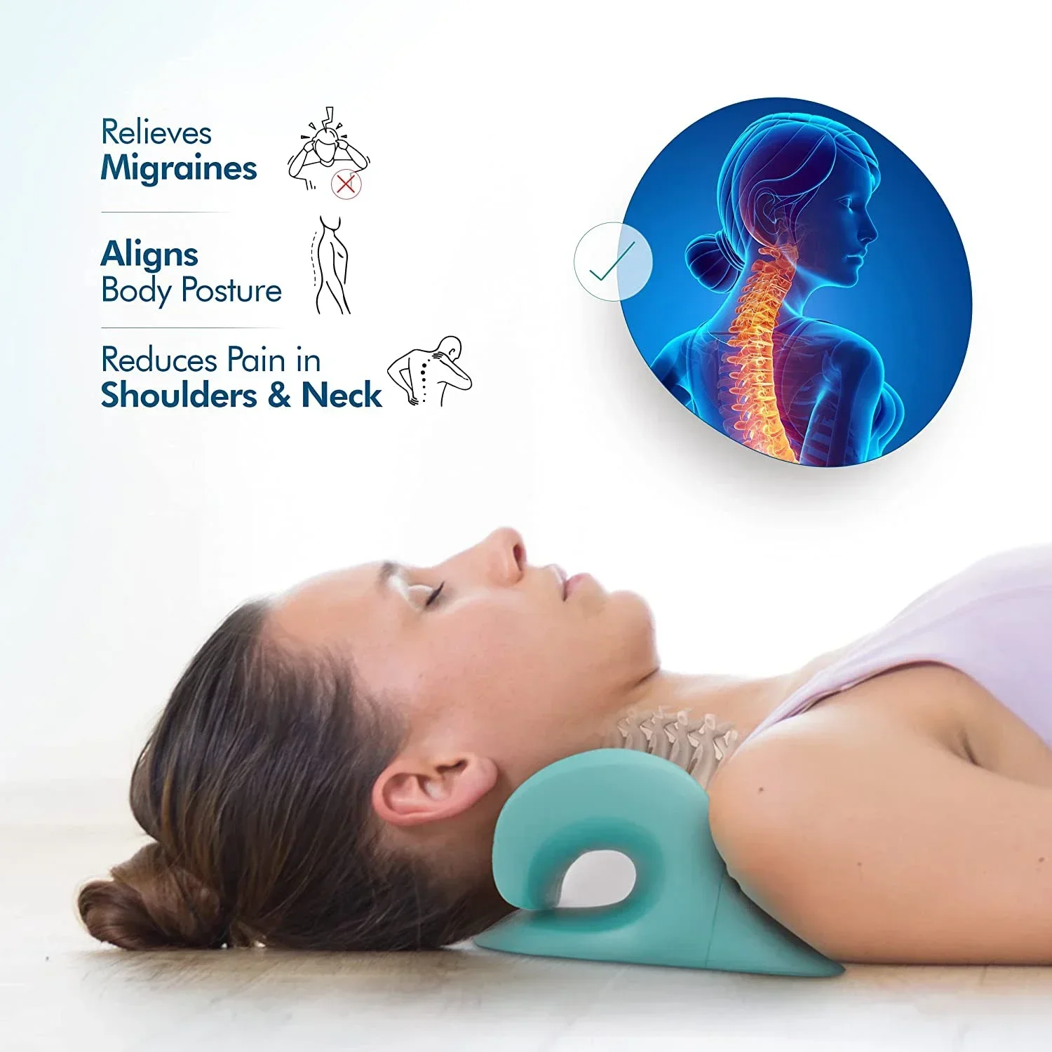 Health Care Products Neck Support Dainly Traction Neck Stretcher For Shoulder Neck Pain Relief