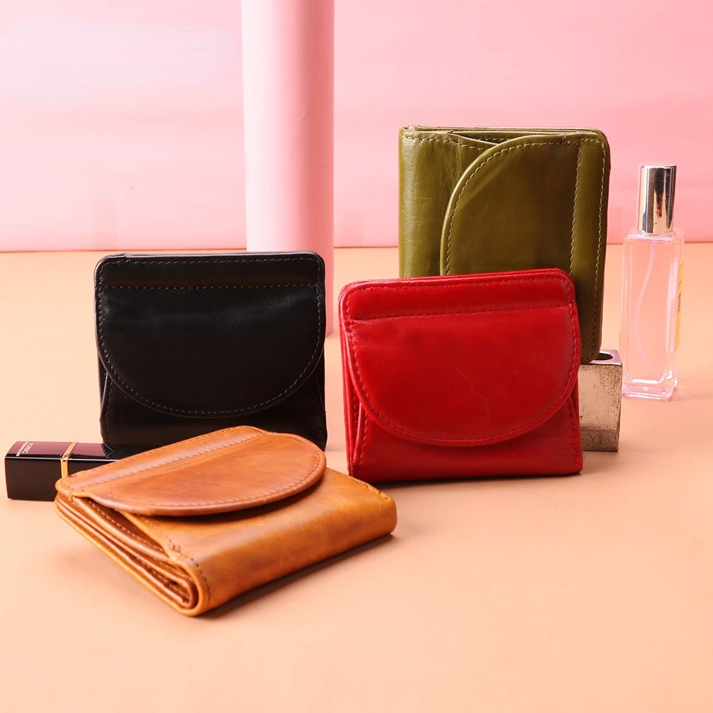 

New fashion leather ladies wallet multi-card multi-function coin Small purse women card holder designer bag money clip Rfid