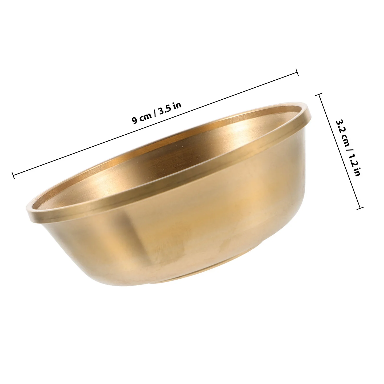 1 قطعة وعاء الماء النحاسي المعادن عرض كوب للمعبد ديكور المنزل نعمة التأمل رائعة سطح المكتب البوذية التبعي