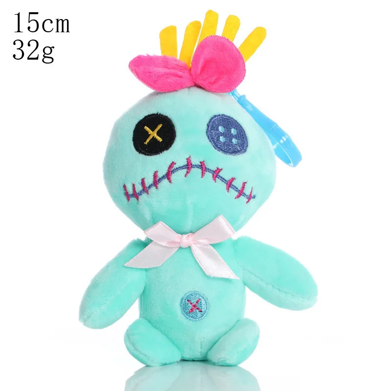 Disney Anime Cute Lilo & Stitch Scrump Toy Doll Cartoon Peripheral Toys Bag Pendant Ornament Accessories for Children Small Gift