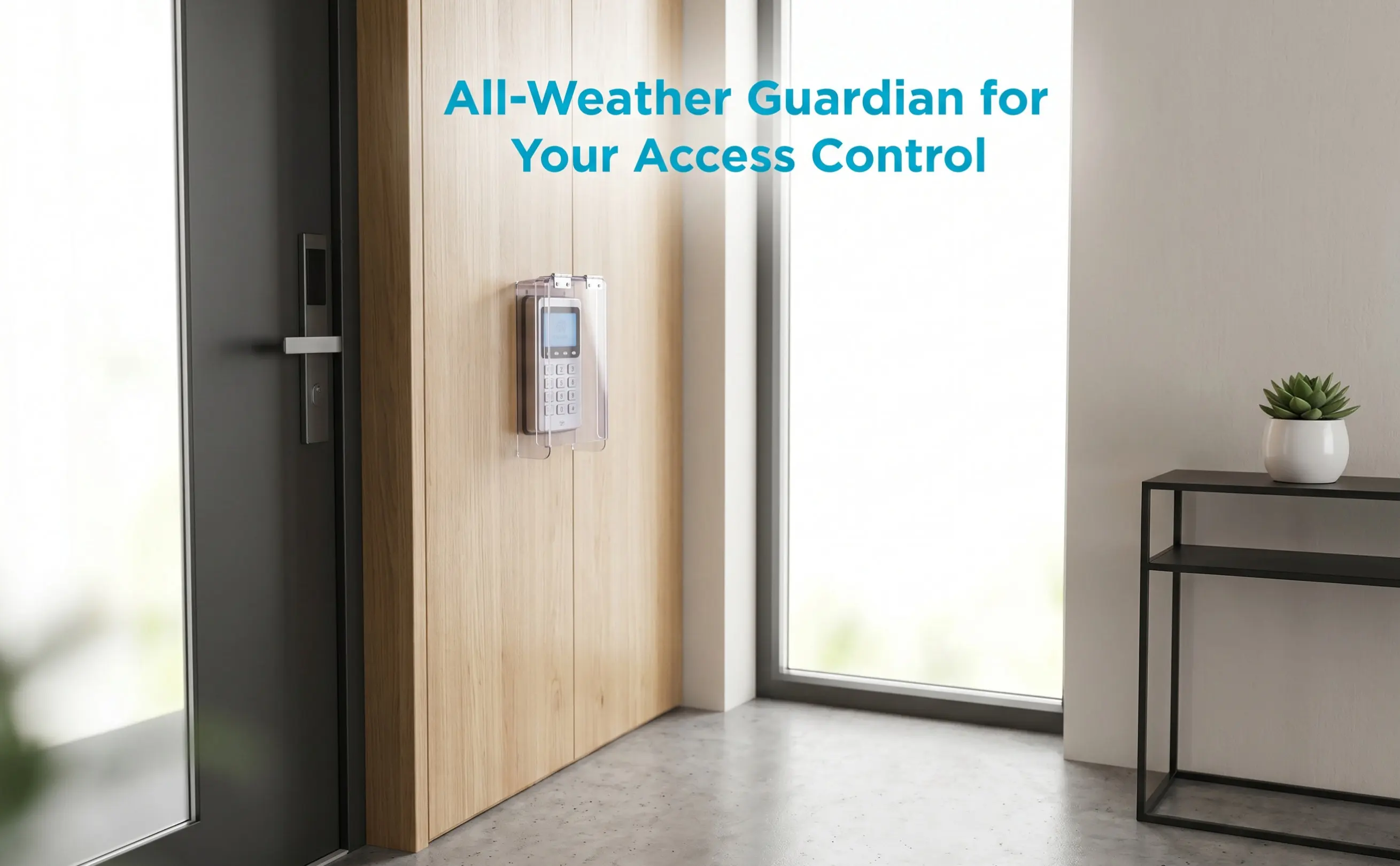 Transparent Lock Keypad Cover Waterproof Outdoor Flip Plastic Rain Shield Protection Case for Digital Password Lock