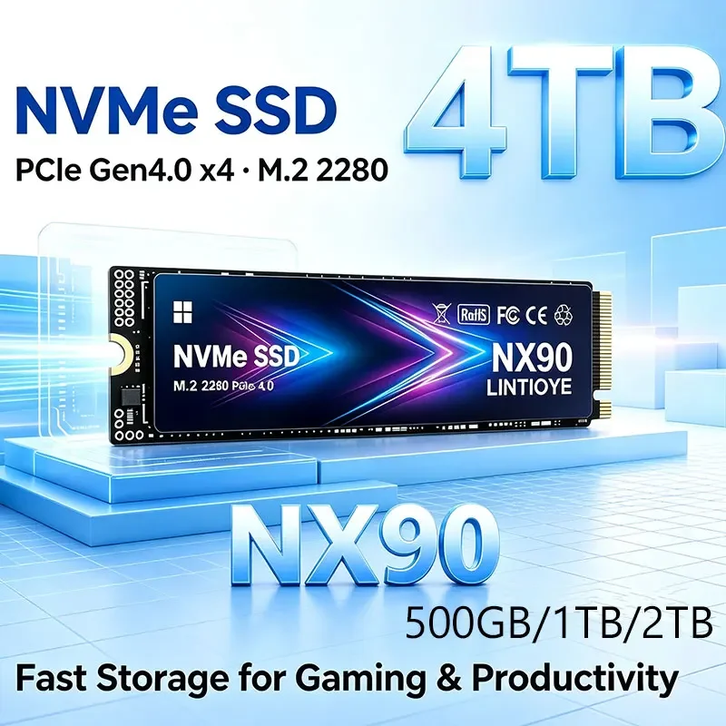 High Speed NX90 PCIe M2 SSD NVME M.2 SSD Drive4TB 2TB 1TB 500GB Solid State Drive Internal Hard Disk SSD For Laptop Desktop