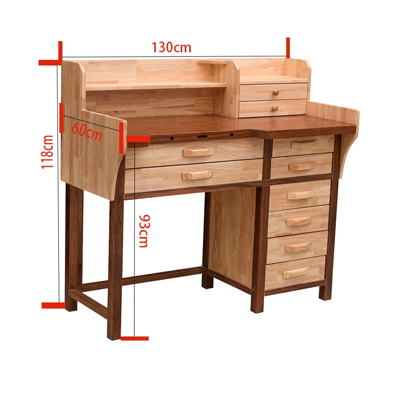Gold table, micro-setting table, mold table maintenance, beating Shabili solid wood table, kung fu table