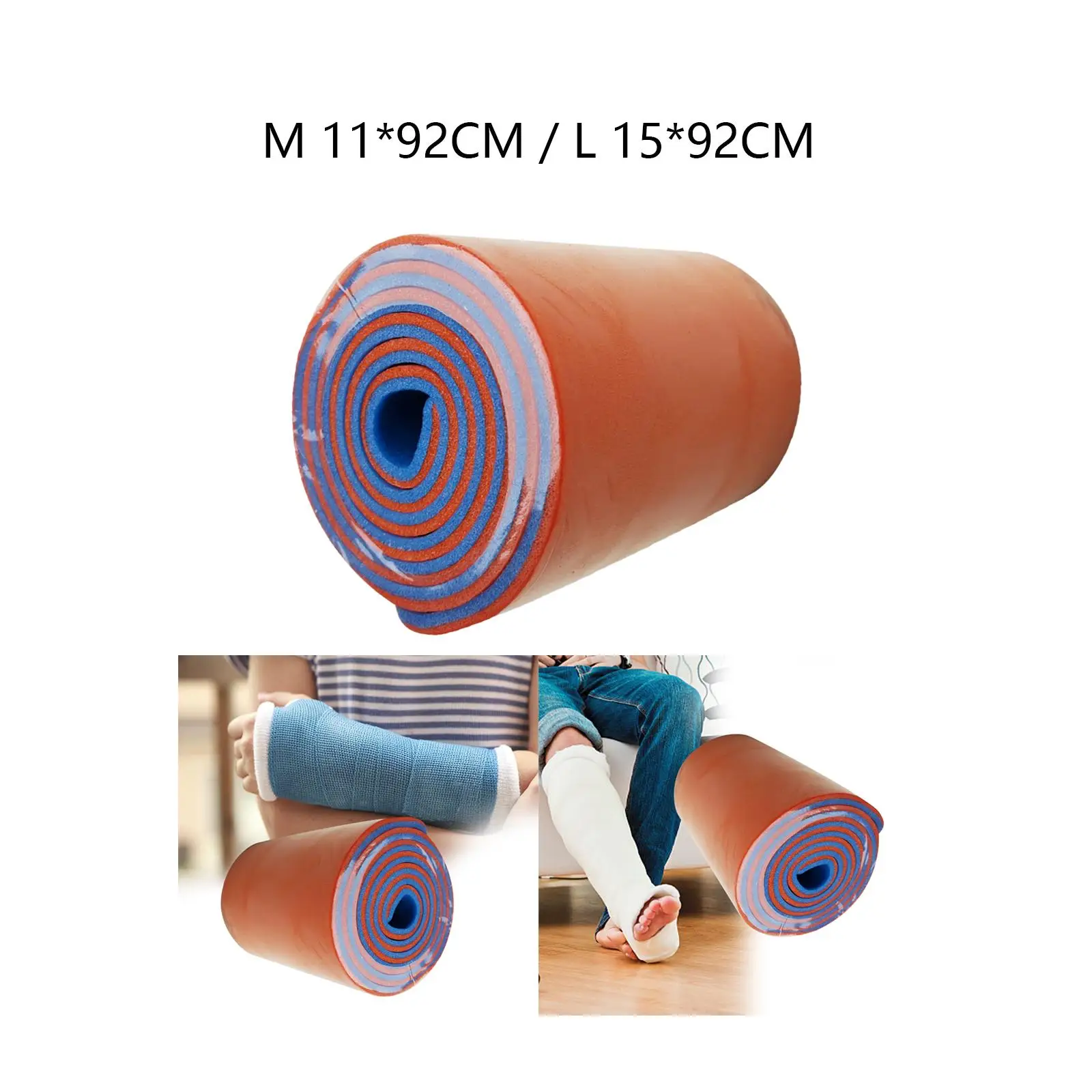 First Aid Splint Lightweight Aluminum Splint Rolled Splint for Leg Wrist