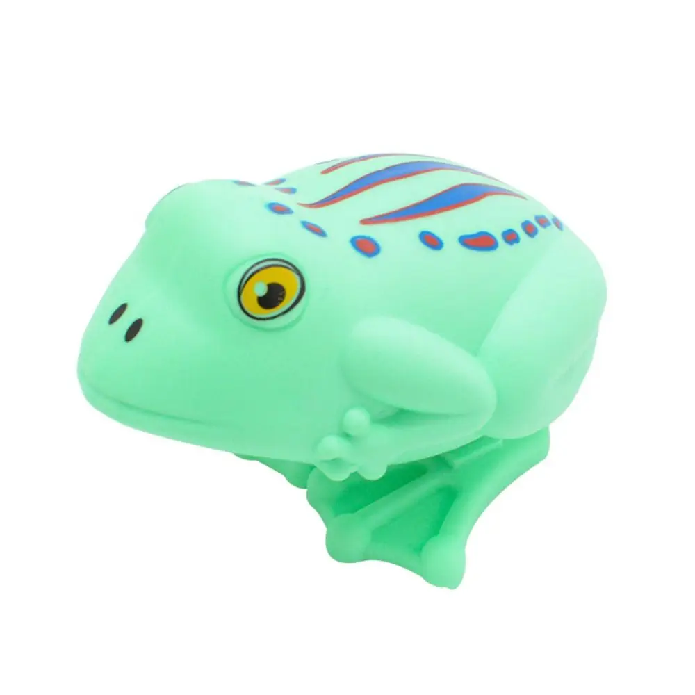 Random Color Frog Wind Up Toy Interaction Toddler Toys Swing Toy Jumping Frog Clockwork Toy Cartoon Design Games Accessories