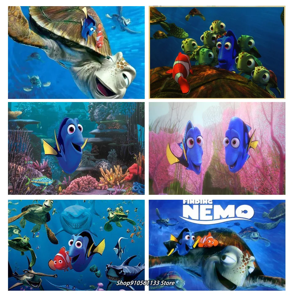 

Diamond Embroidery Paintings Disney Finding Nemo Full Square/Round Mosaic Cross Stitch Kit Home Decor Children's Gift DSN043