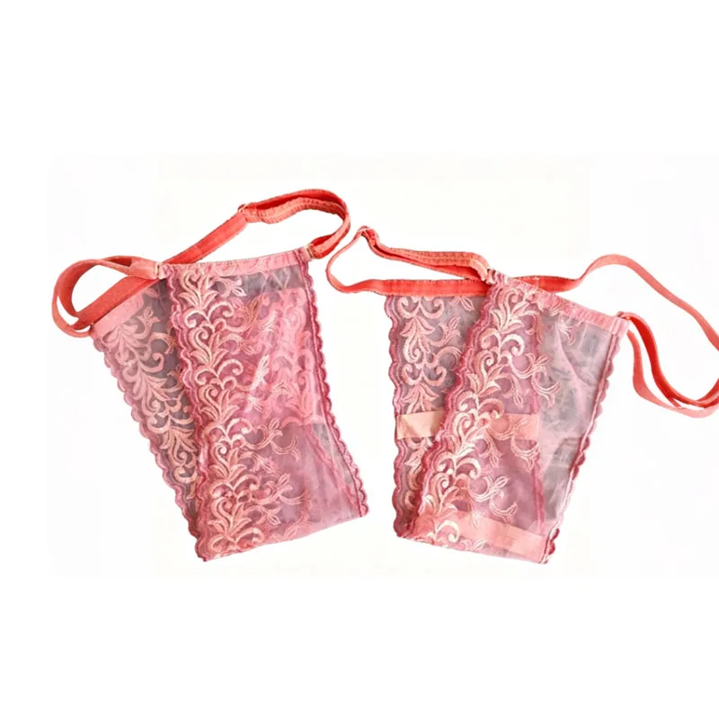 Men's Panties Sexy Sheer Lace Underwear Thong Soft Low-Rise Seamless Women's T-back Sexy Lingerie