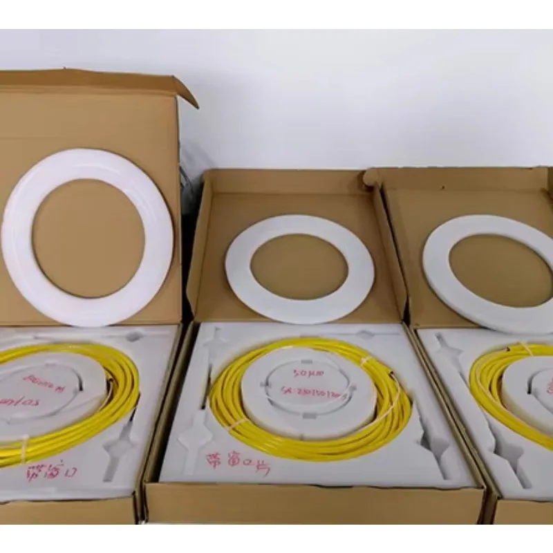

High quality 20/25/50um Optical Fiber Yellow Cable For IPG Raycus MAX JPT Reci Customized QBH Fiber Cable