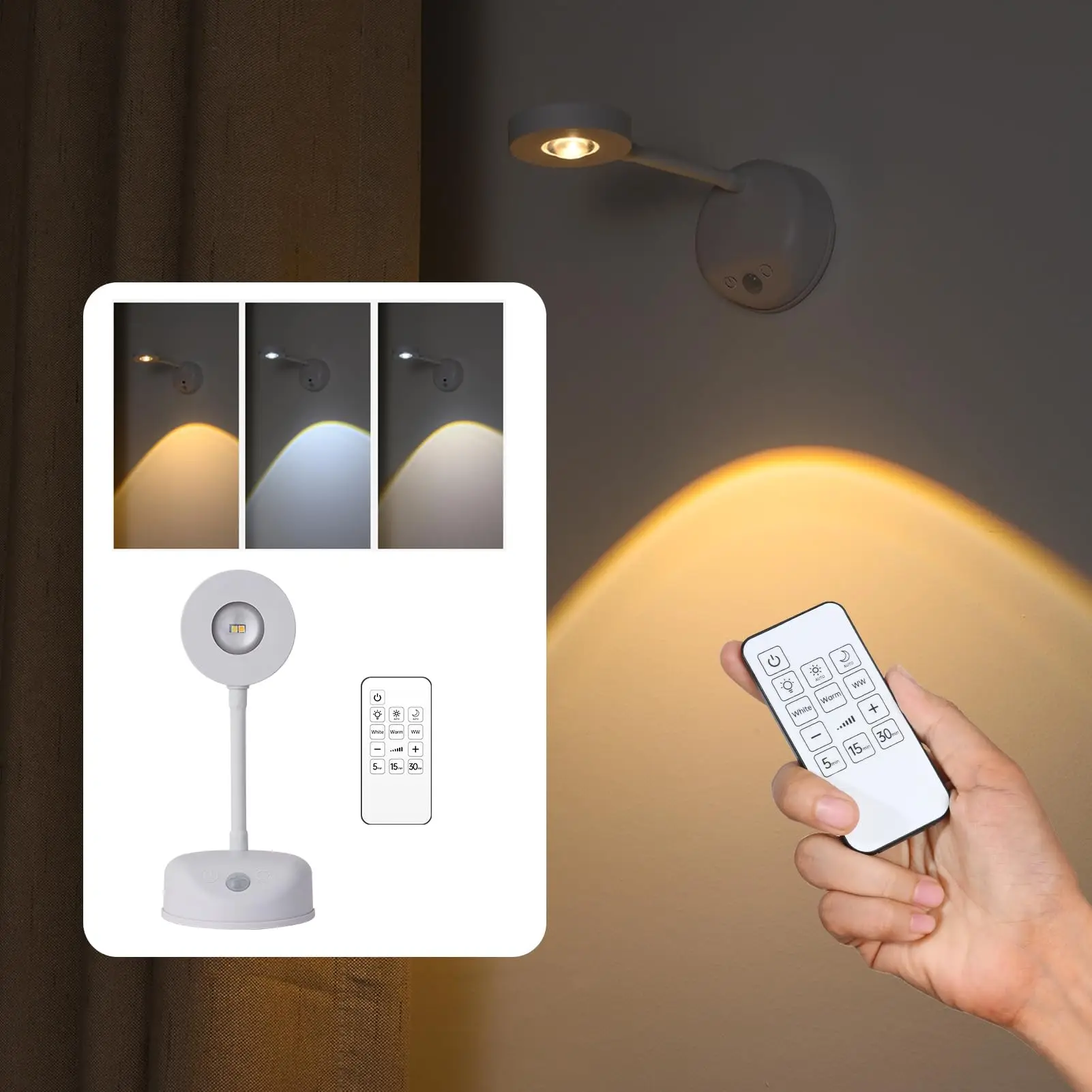 جو ضوء الليل محس حركة الجنية ضوء لاسلكي USB LED للمطبخ غرفة نوم الجدار مصباح إضاءة داخلية هدية الكريسماس
