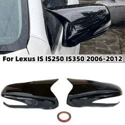 Rearview Side Mirror Cover For Lexus IS ES IS250 IS350 ES250 ES350 2008-2012 LHD Side Reversing Mirror Cap Mirror Trim