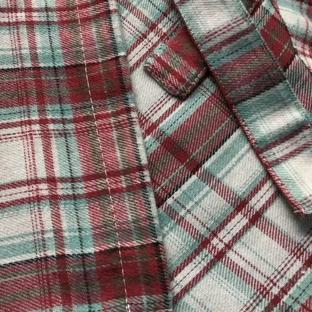 Falda a cuadros elástica Retro para mujer, camisa con cintura entramada en azul y blanco con lazo, Mini falda corta acampanada Irregular, ropa de calle para niñas