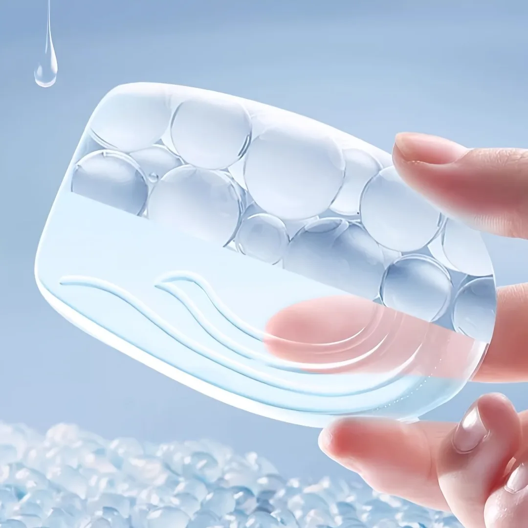 1 Paar transparente Silikon-Einlegesohlen zur Erhöhung der Höhe, rutschfest, stoßdämpfend, unsichtbare Fersenlifte, mehrere Höhen für alle Schuhe – Detail 3