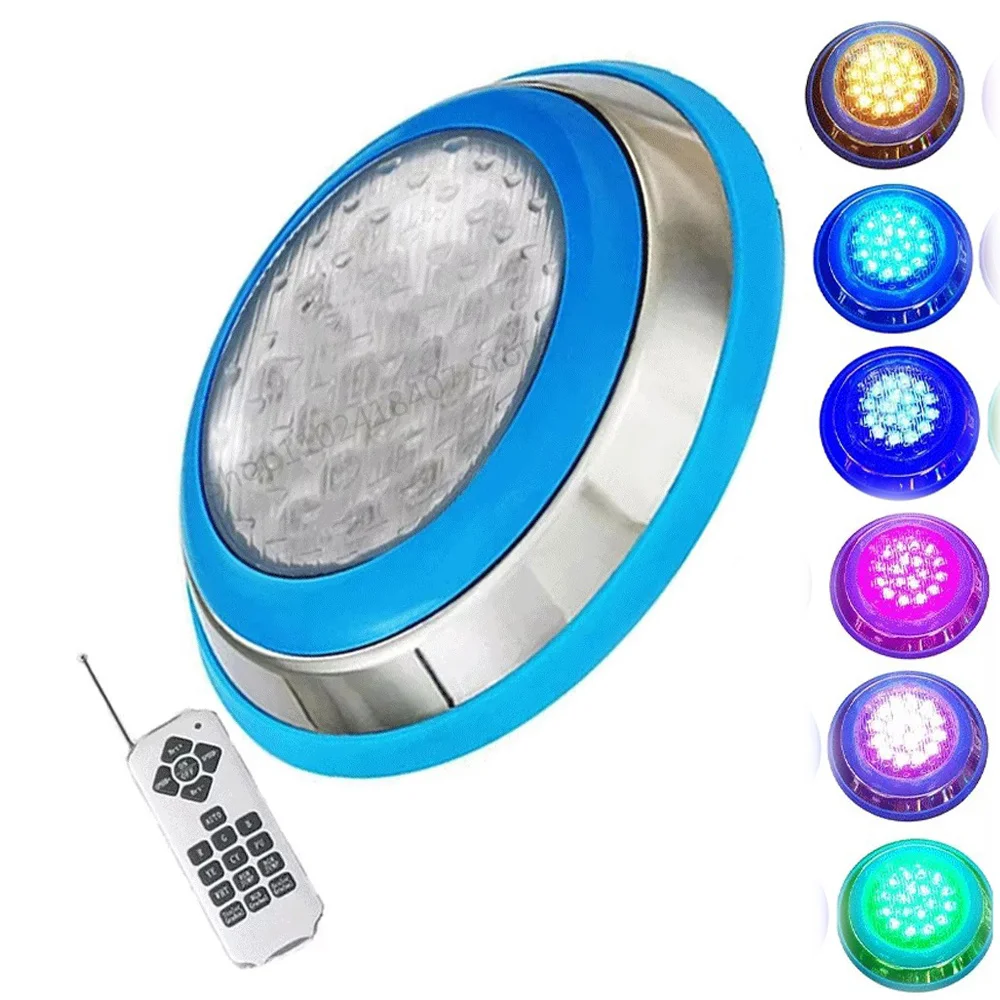DC12V 25W RGB LED Swimming Pool Lights IP68 Waterproof Outdoor 12W 18W UnderWater Light Pond LED Piscina Landscape Luz Spotlight