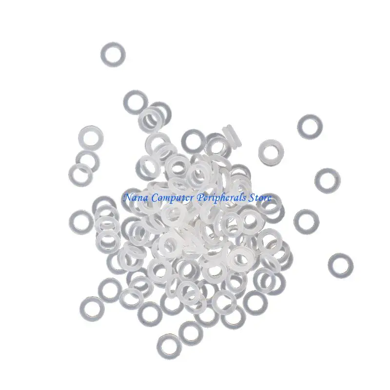 F68C 120Pcs Silicone Mechanical Keyboard Switches Silencers Rings for Noise Reduction