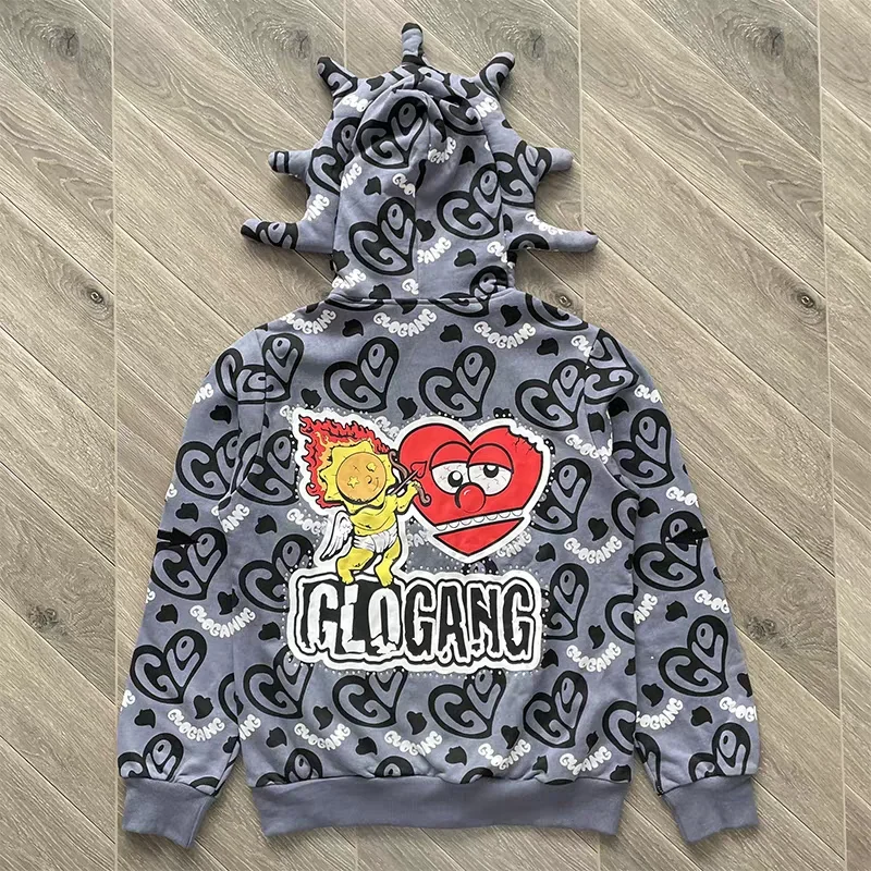 2025fw Glo Gang The Glory Full Zip Hoodie Men Women 1:1 High