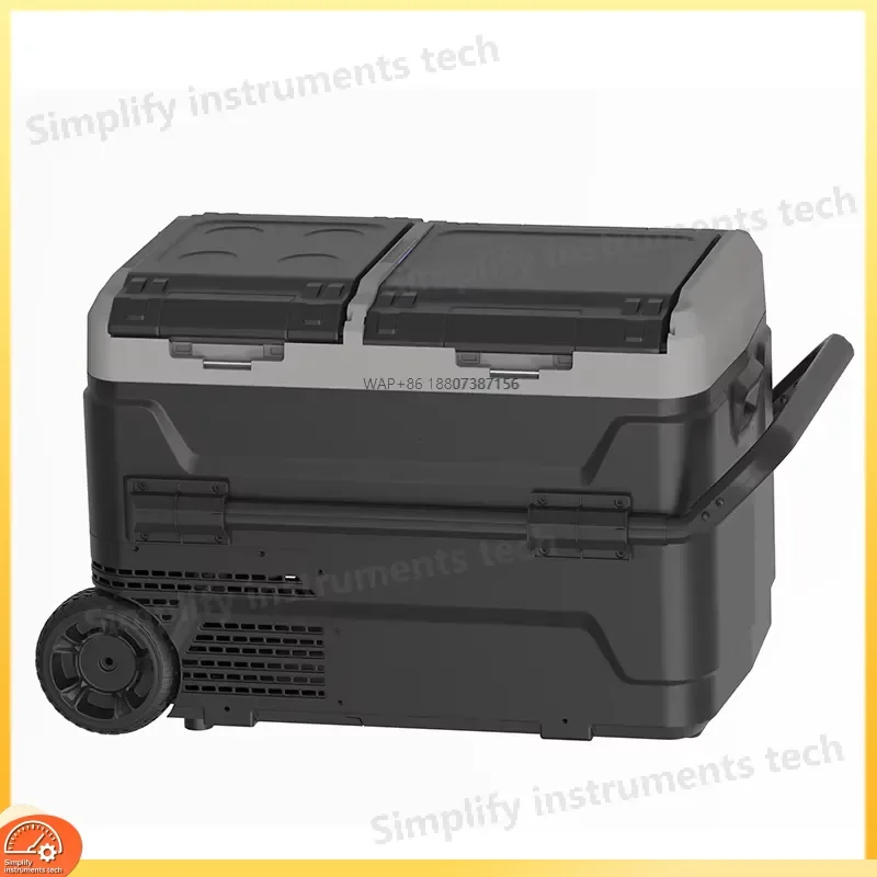 12V 24V Portable Car Fridge Freezer for Truck RV Camping Travel Low Noise Dual Zone Refrigerator Mini Fridge with DC Power