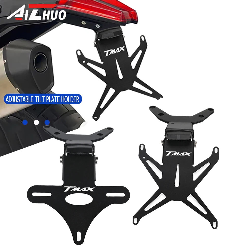 

For Yamaha T-MAX 560 Tech MAX 2022-2024 2025 2026 2027 TMAX560 Fender Eliminator Kit Motorcycle License Plate Relocation Bracket