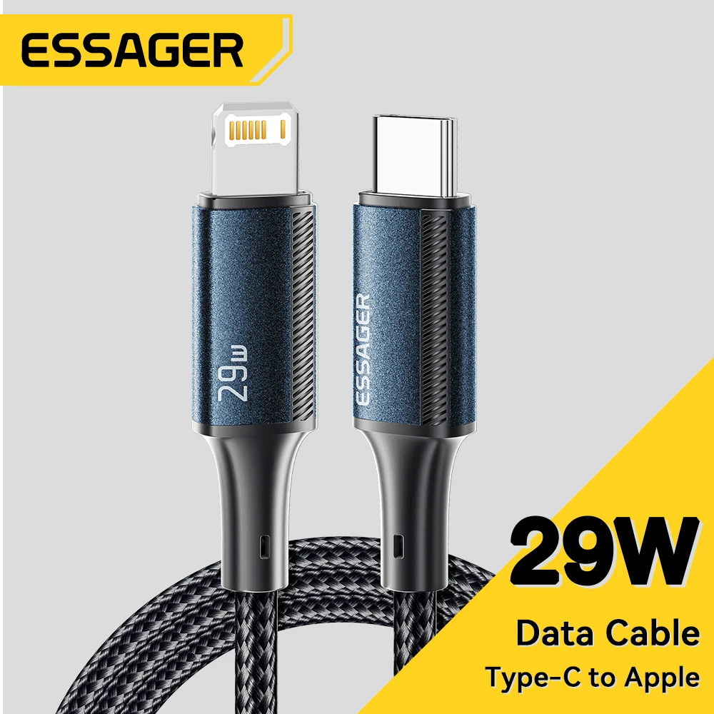 Essager USB C Cable For IPhone 14 13 12 11 pro Max 8 Plus 20W Fast Charging Cable Type C To Lighting Date Wire For iPad Macbook