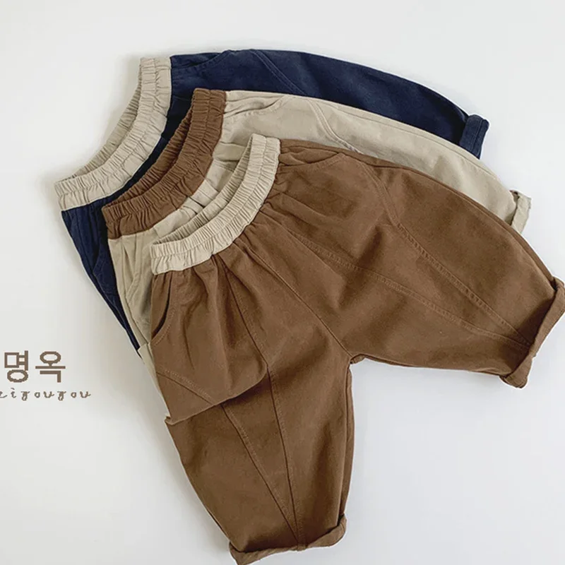 2026-nova-primavera-criancas-roupas-1-6-anos-do-bebe-meninas-meninos-solto-calcas-casuais-de-algodao-cor-solida-calcas-casuais-moda