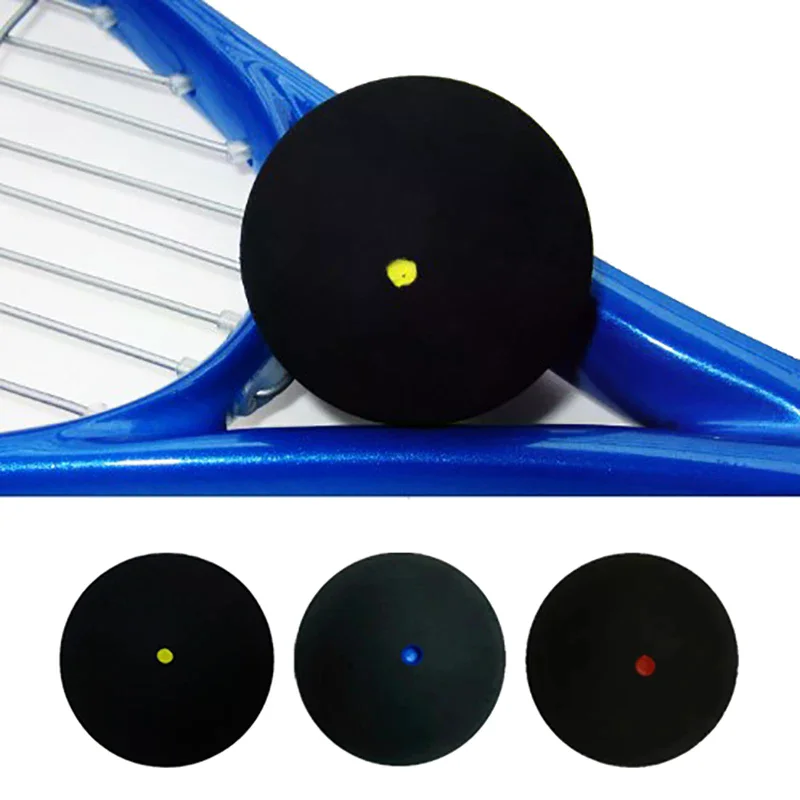 Professional Rubber Squash Ball Red Dot Blue Dot Low Speed Training Ball for Beginner Practice Sports Accessories