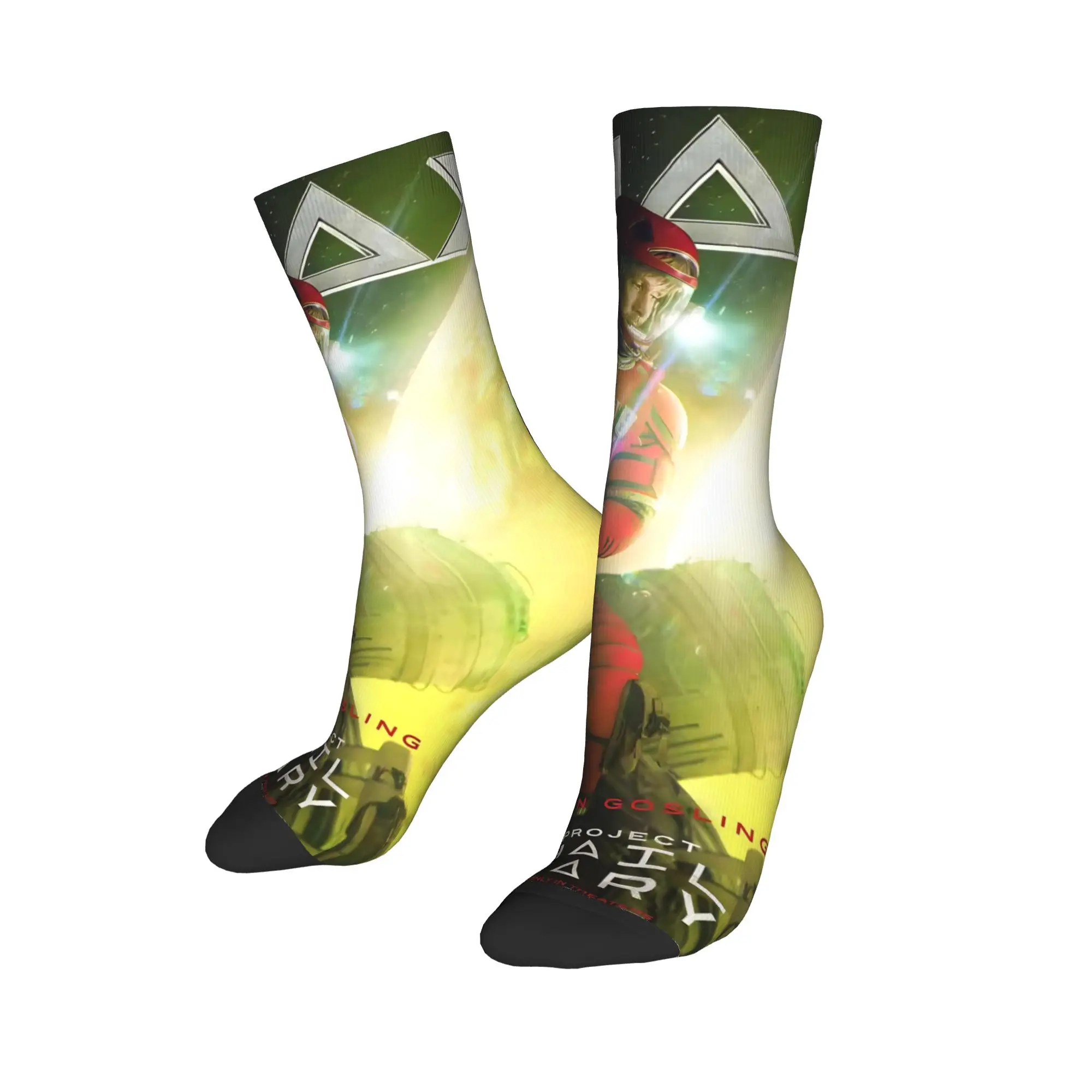 Project Hail Mary Movie Socks Men Women Happy Rocky Alien Socks High Quality Spring Summer Autumn Winter Middle Tube Socks Gifts