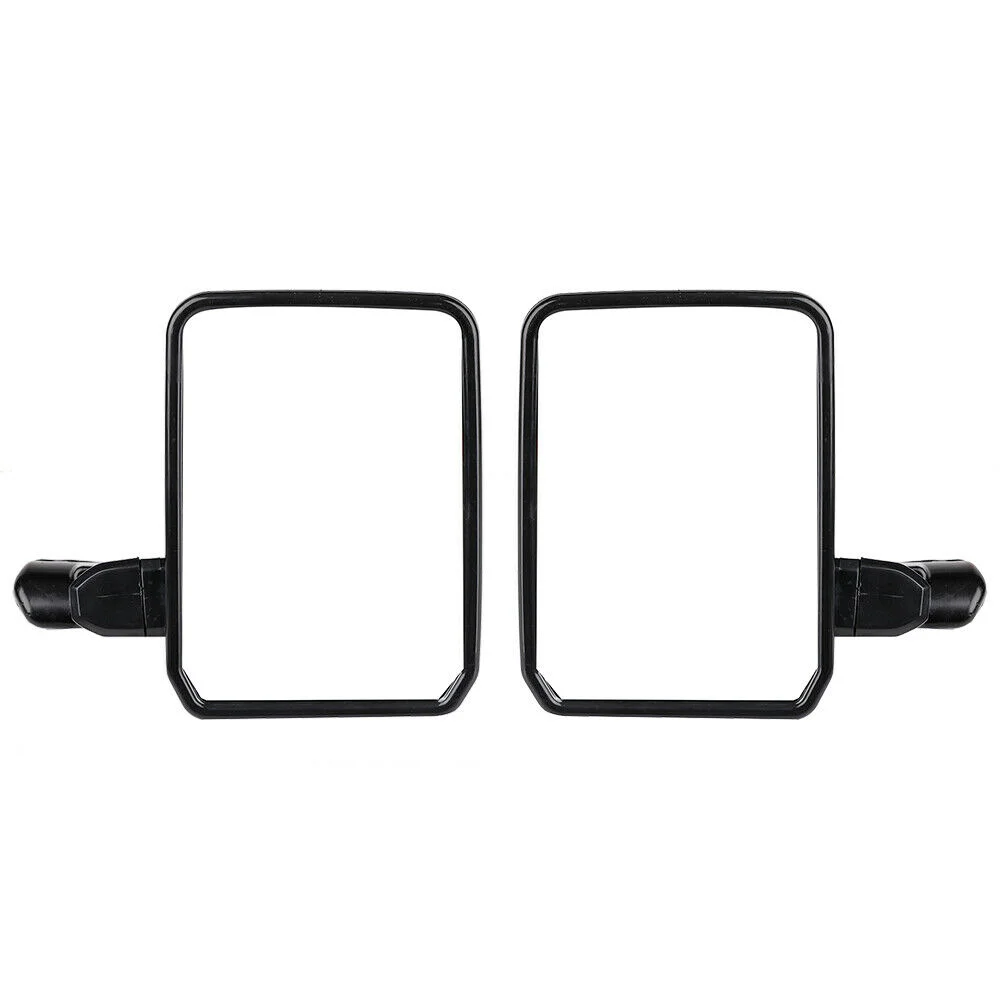 PAIR Large Door Wing Mirrors Fits Toyota Landcruiser 60 Series \'87-\'90 LH + RH