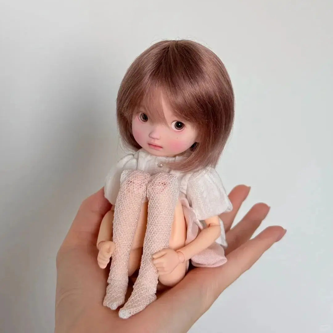 2025 New bjd sd doll1/6 K2 Girl shuangyanpi Double eyelid doll resin toy birthday gift Free shipping of spot makeup