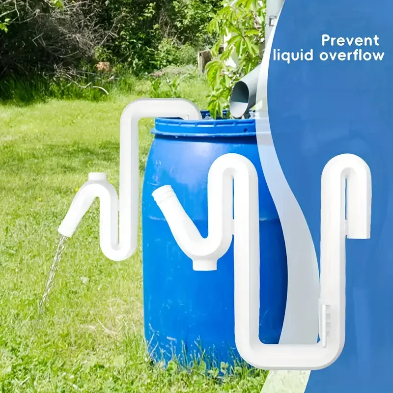 مجموعة أدوات نقل وتجاوز مياه الأمطار، خرطوم سيفون ذاتي التحضير مع تصميم مضاد للانسداد ونظام تعبئة وتصريف تلقائي