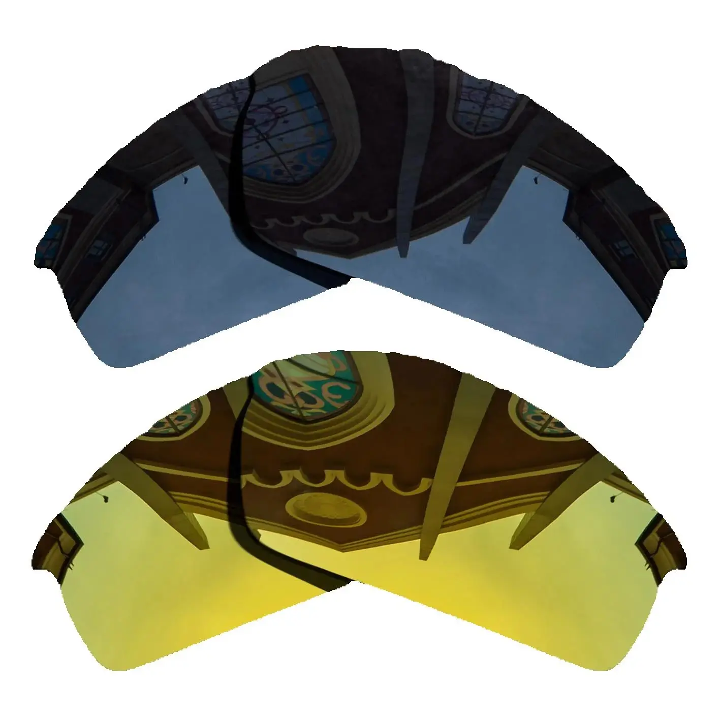 

Grey Black&Yellow Golden Sunglasses Polarized Replacement Lenses for Oakley Bottlecap