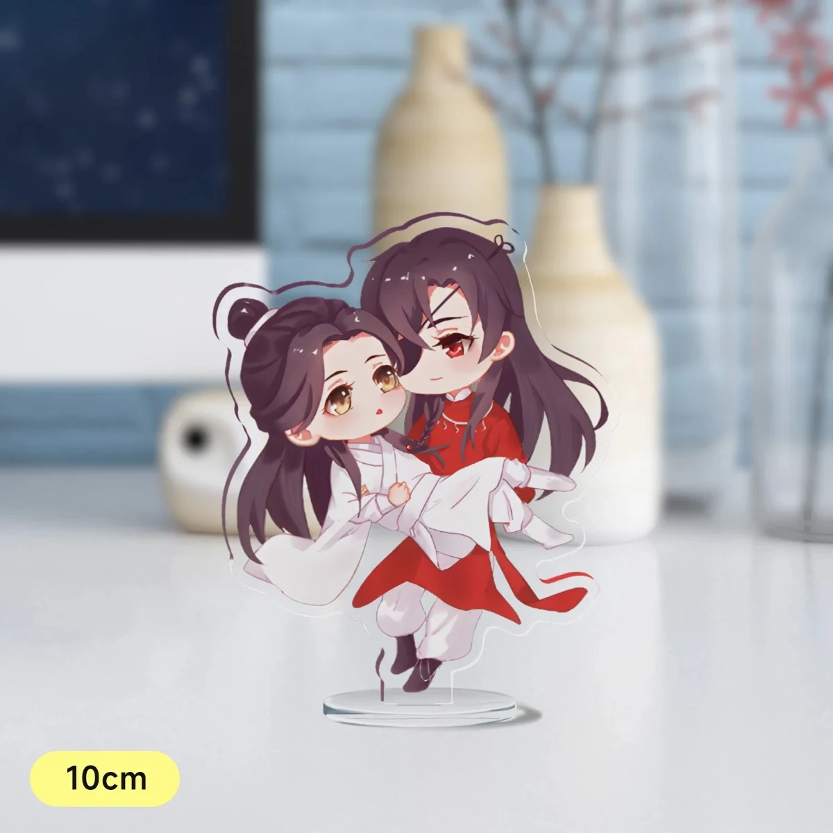 Anime Tianguan Ci Fu Acryl Stand Modell Platte Schlüssel bund Schreibtisch Dekor Himmel offiziellen Segen Xie Lian Hua Cheng Sam