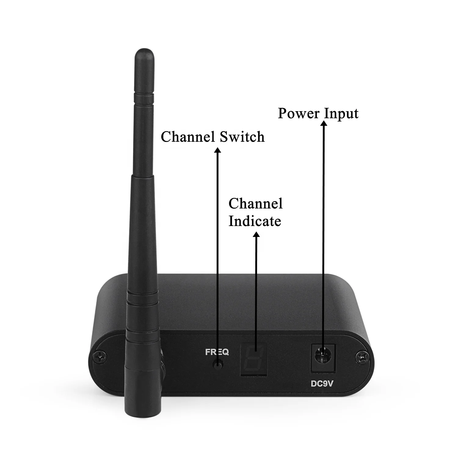 Transmisor disco silencioso HIFI UHF/RF T80