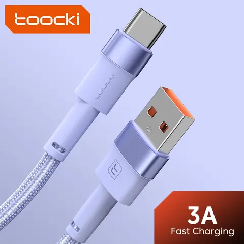 Кабель Toocki Type-C для быстрой зарядки мобильных телефонов — фото товара