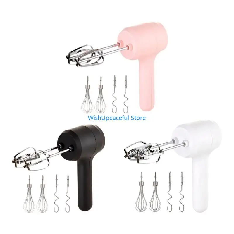 34YA Rechargeable Hand Beater with 6 Accessories for Eggs, Cream and Everyday Baking Tasks in Family Cooking and Batter Use