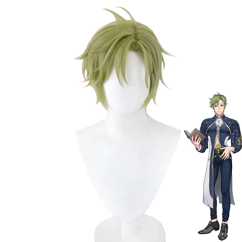 Game Nu: Carnival Cosplay Olivine Wig Game Nu: Carnival Olivine Green Short Heat Resistant Synthetic Hair Wig