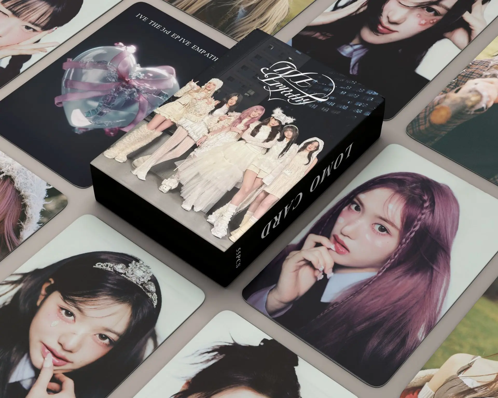 55 قطعة/المجموعة/مجموعة Kpop الجديدة Ablum EMPATHY Lomo بطاقة YUJIN WONGYONG LIZ HD صور طباعة صور بطاقة الصور لمحبي جمع الهدايا