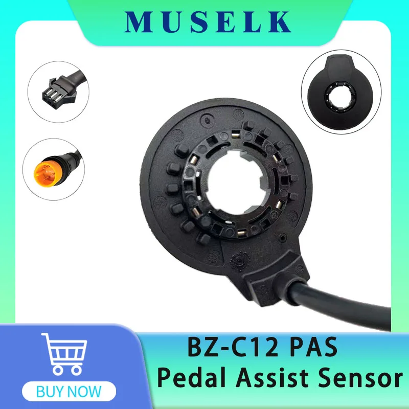 

Electric Bicycle Conversion Kit Parts Torque Sensor Bicycle DIY Parts Ebike Left PAS Sensor C12L 12 Signal Pedal 24V36V48V