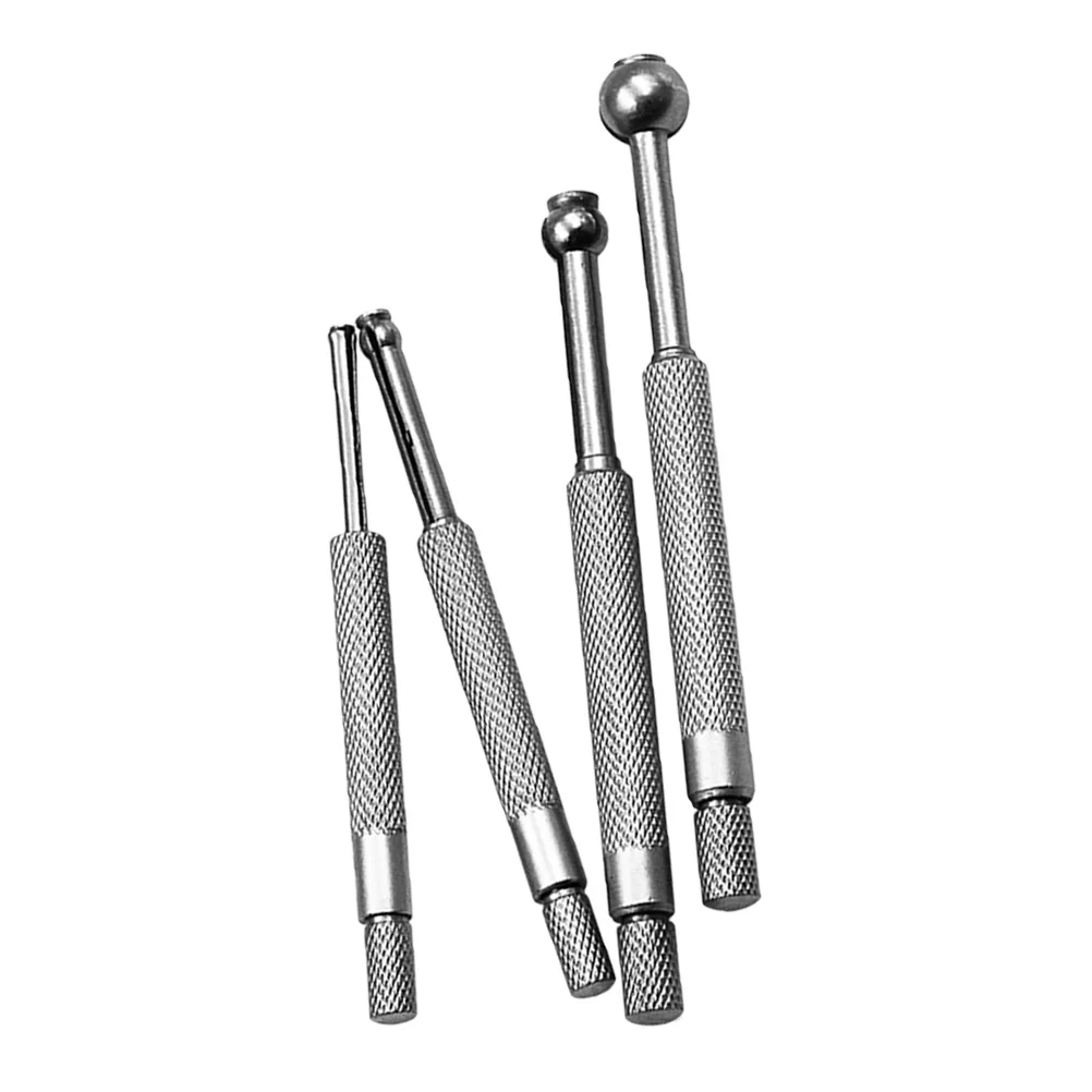

4Pcs Bore Gauge Set Carbon Steel Small Hole Telescoping Ball Gauge Multifunction Accurate Measuring Tool for Workshop Precision