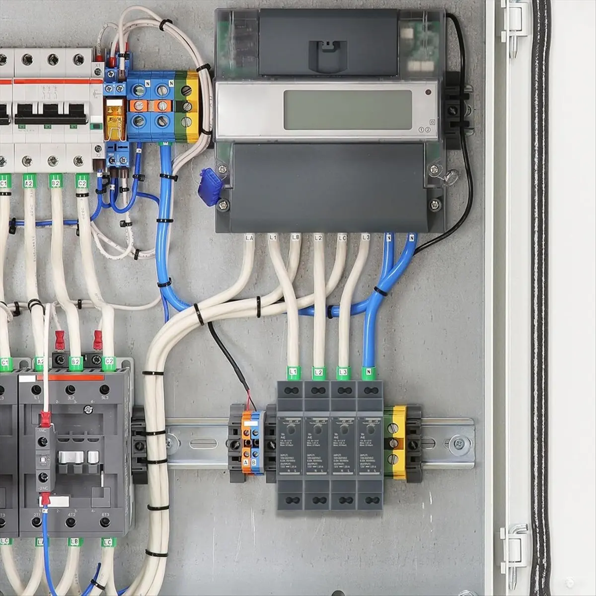 DIN Rail Power Supply 12V DC 1.25A 15W, Input 100-240V AC 50/60Hz DIN Rail Transformer for Home or Industrial Automation