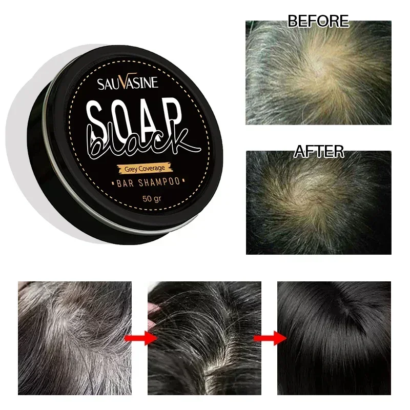 Hair Shampoo Soap Bar Cover Gray Hair Polygonum Multiflorum Dye Canas Hair Dye Shampoo Black Soap White Hair To Black Soap Cover