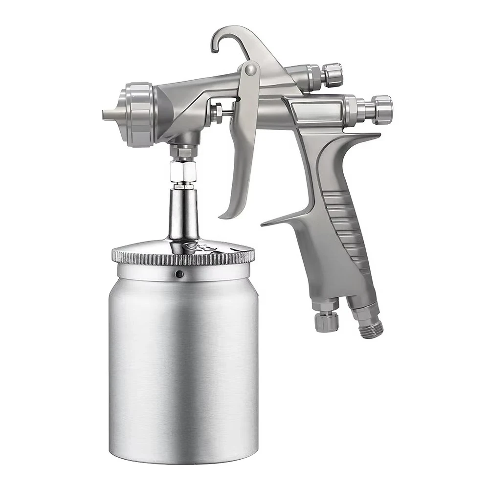 High Atomization Pneumatic Car Repair Spray Gun Gravity Feed Customizable OEM Upper and Lower Pot Tool Made of Aluminium