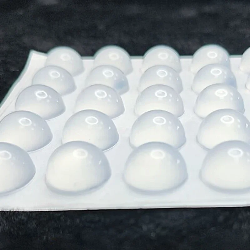 Black/White 16mm 18mm 20mm Self Adhesive Anti Slip Silicone Furniture Bumper Pads Hemisphere Rubber Feet Pads Shock Absorber view 4