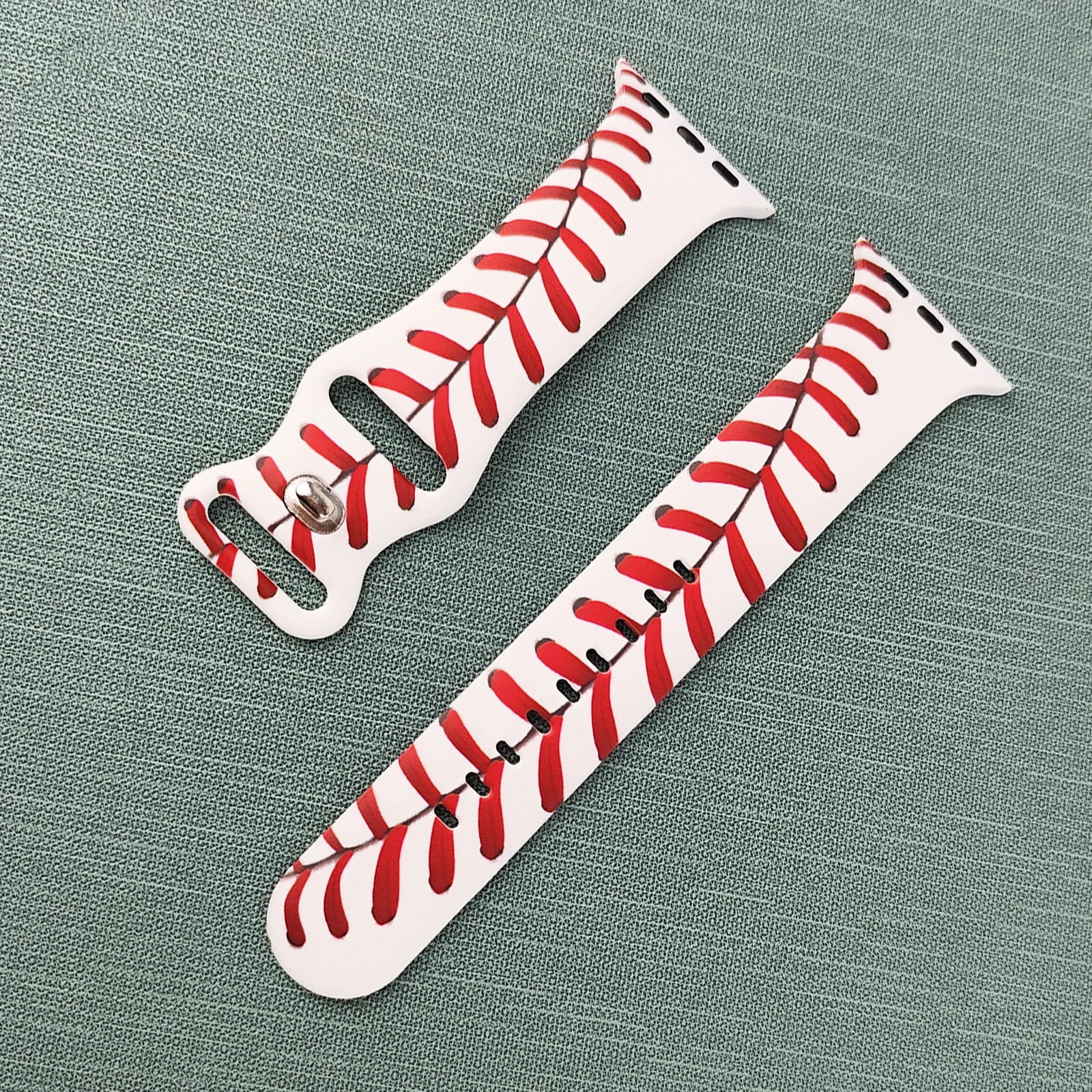 Ball Grain Printed Strap for Apple Watch 10 9 8 7 6 Silicone Band Replaceable Bracelet for iWatch 46mm 44mm 42mm 41mm Watchband